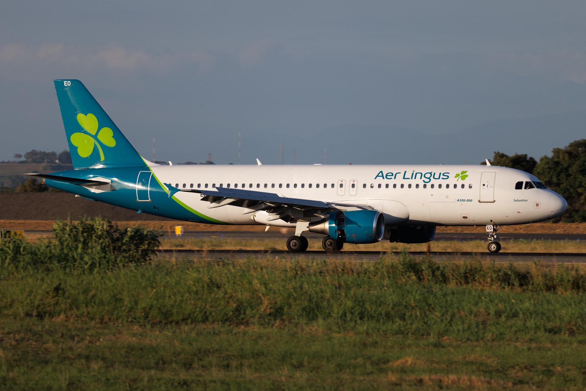 Rome Leonardo da Vinci Fiumicino Airport: Aer Lingus (EI / EIN) | Airbus A320-214 A320 | EI-DEO | MSN 2486
