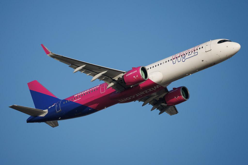 Rome Leonardo da Vinci Fiumicino Airport: Wizz Air (W6 / WZZ) | Operator: Wizz Air Malta | Airbus A321-271NX A21N | 9H-WMP | MSN 12864