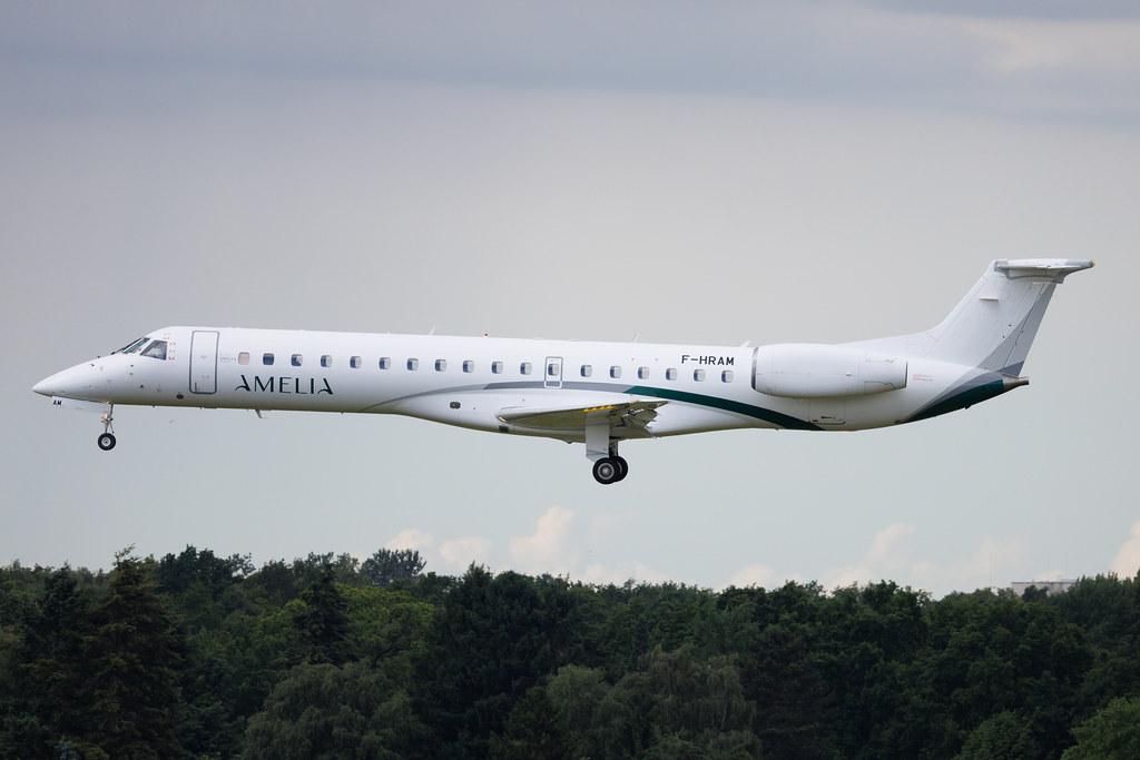Hamburg Airport: Amelia (8R / AIA) | Operator: Amelia International | Embraer ERJ-145LU E145 | F-HRAM | MSN 145258