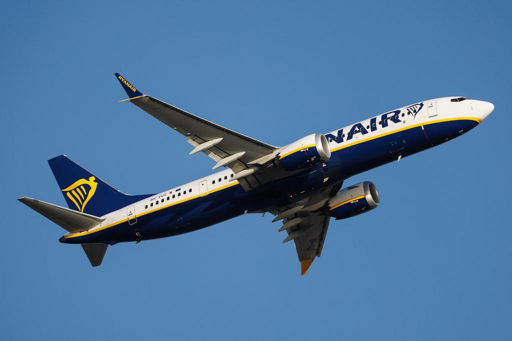 Rome Leonardo da Vinci Fiumicino Airport: Ryanair (FR / RYR) | Operator: Malta Air | Boeing 737 MAX 8-200 B38M | 9H-VUZ | MSN 62339