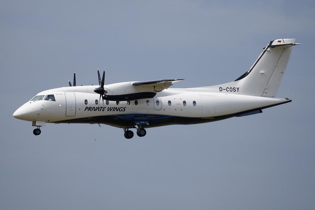 Hamburg Airport: Private Wings (JW / PWF) | Dornier 328-110 D328 | D-COSY | MSN 3072