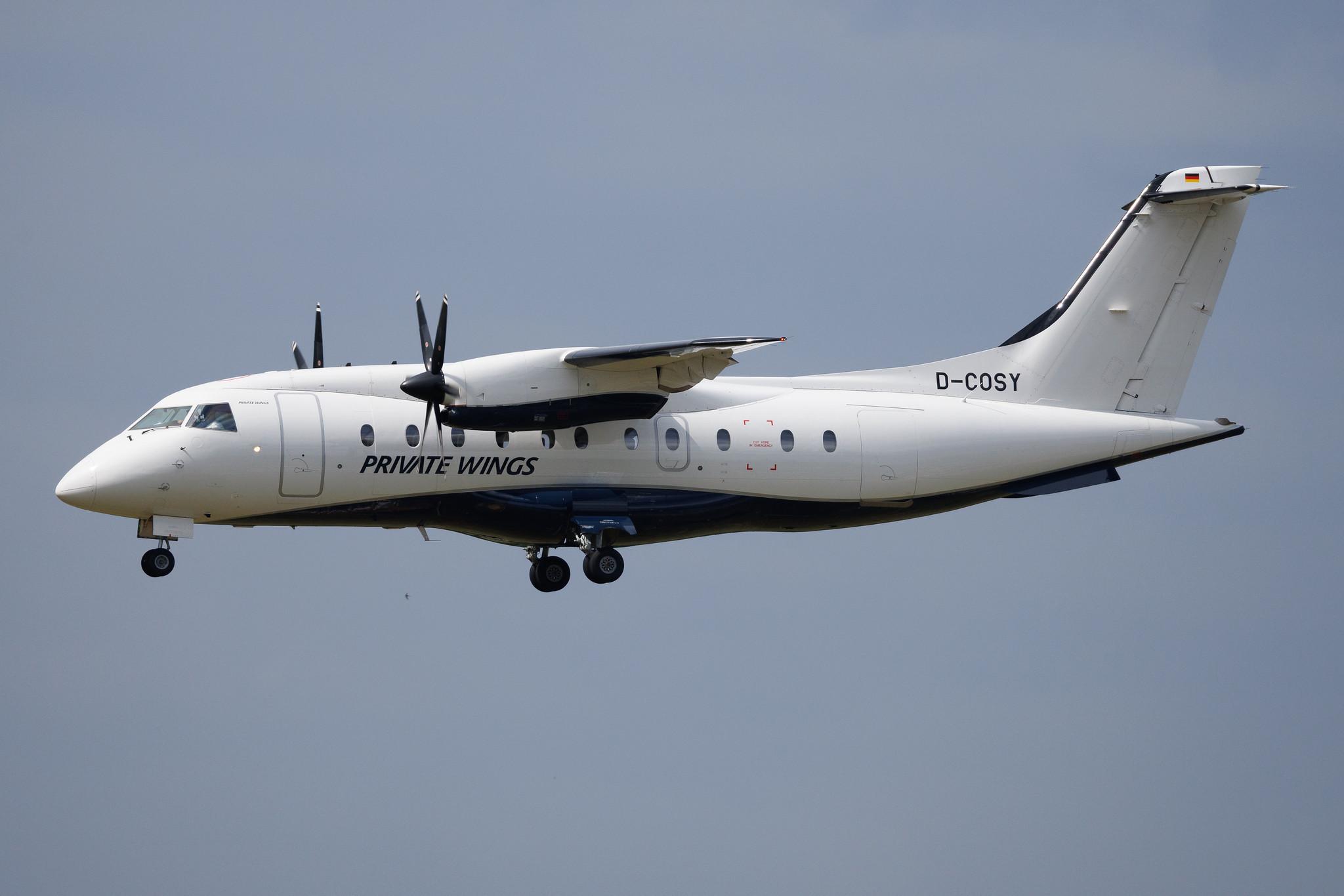 Hamburg Airport: Private Wings (JW / PWF) | Dornier 328-110 D328 | D-COSY | MSN 3072