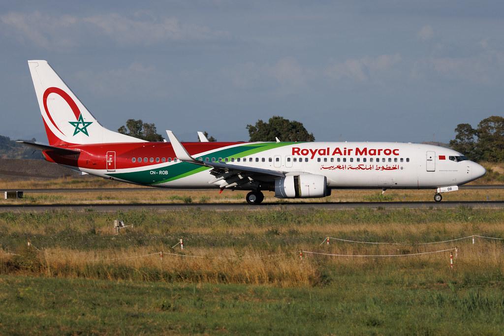 Rome Leonardo da Vinci Fiumicino Airport: Royal Air Maroc (AT / RAM) | Boeing 737-8B6 B738 | CN-ROB | MSN 33060