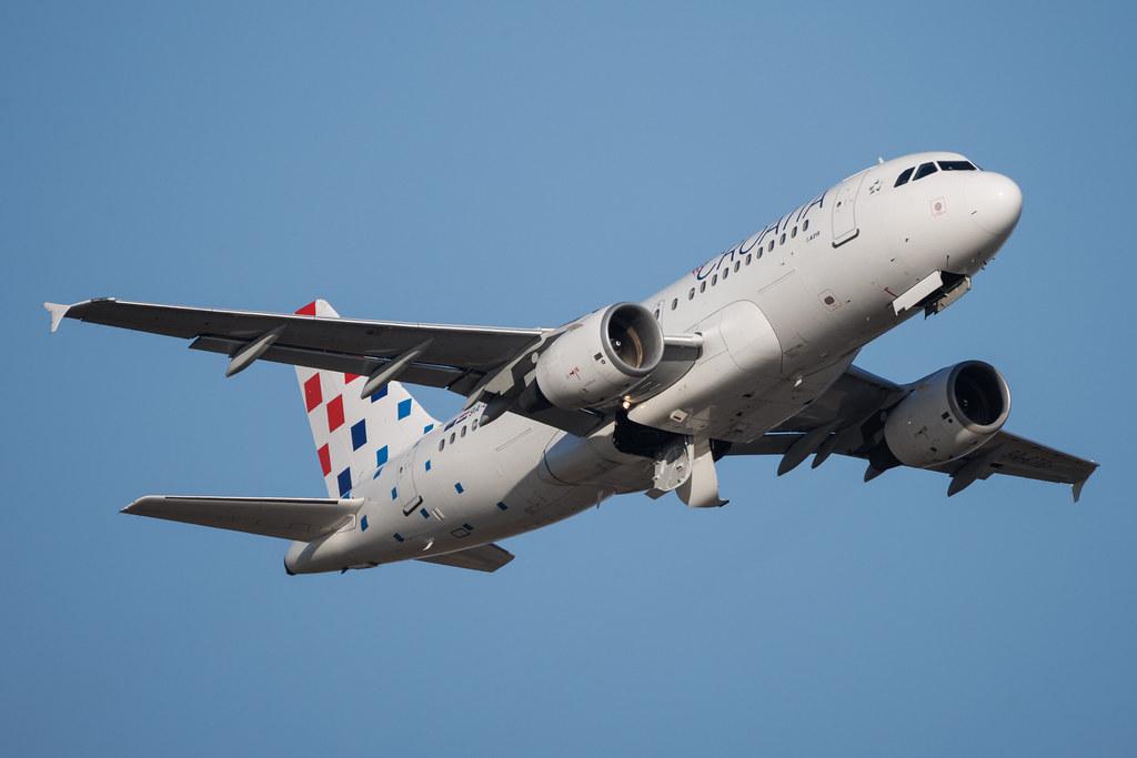 Rome Leonardo da Vinci Fiumicino Airport: Croatia Airlines (OU / CTN) | Airbus A319-112 A319 | 9A-CTG | MSN 0767