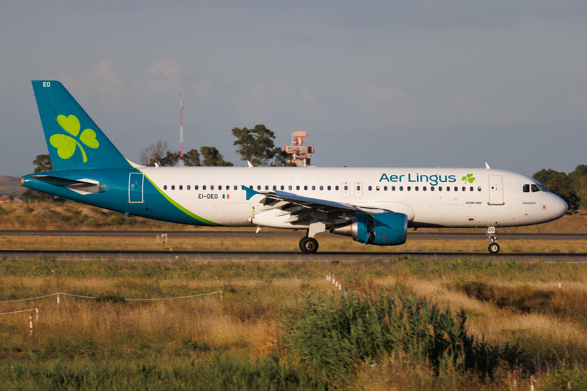Rome Leonardo da Vinci Fiumicino Airport: Aer Lingus (EI / EIN) | Airbus A320-214 A320 | EI-DEO | MSN 2486