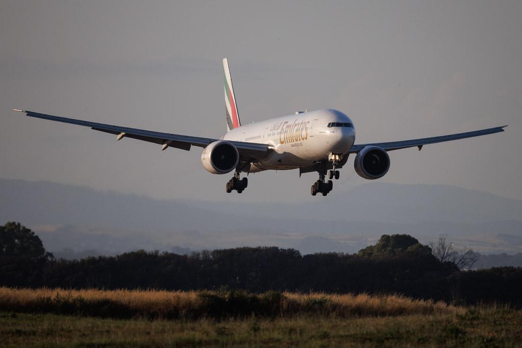 Rome Leonardo da Vinci Fiumicino Airport: Emirates (EK / UAE) | Boeing 777-31H(ER) B77W | A6-EGD | MSN 38988