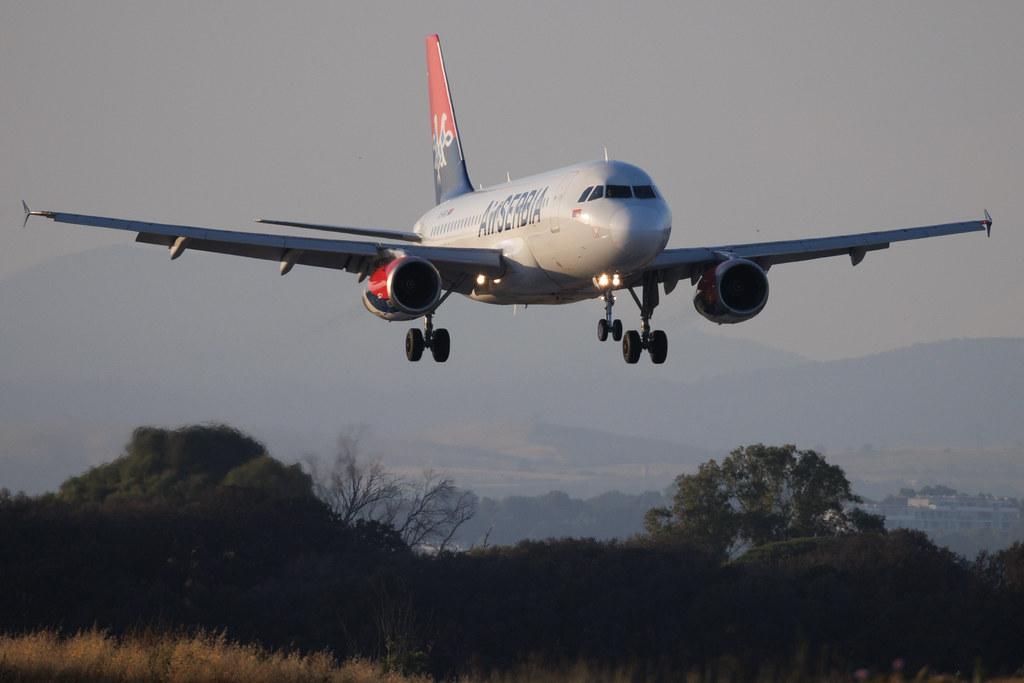 Rome Leonardo da Vinci Fiumicino Airport: AirSERBIA (JU / ASL) | Airbus A319-132 A319 | YU-APL | MSN 04282