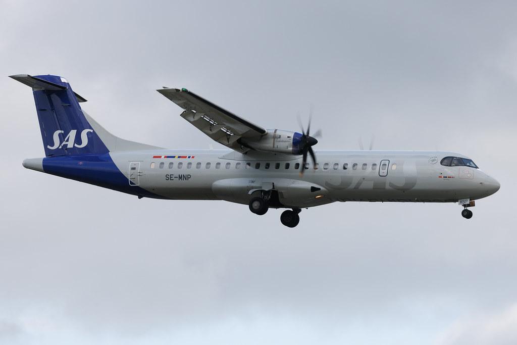 Hamburg Airport: SAS (SK / SAS) | Operator: BRA | ATR 72-600 AT76 | SE-MNP | MSN 1254