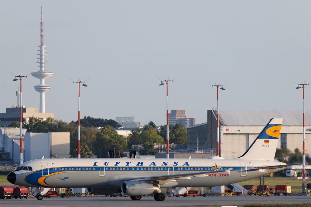Hamburg Airport: Lufthansa (LH / DLH) | Livery: Superstar Heritage Livery | Airbus A321-231 A321 | D-AISZ | MSN 04085