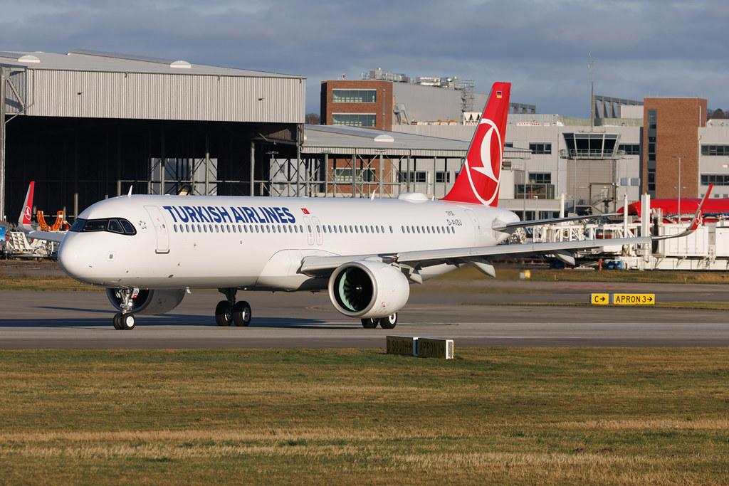 Hamburg Finkenwerder: Turkish Airlines (TK / THY) | Airbus A321-271NX A21N | D-AVZU | TC-LRA | MSN 12935