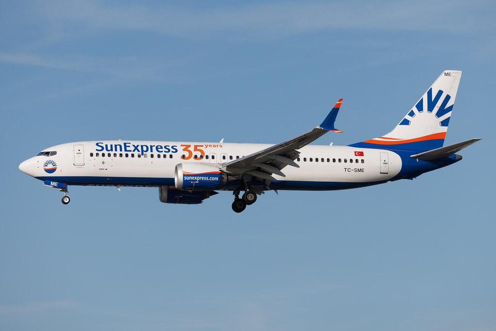 Hamburg Airport: SunExpress (XQ / SXS) | Boeing 737 MAX 8 B38M | TC-SME | MSN 63607