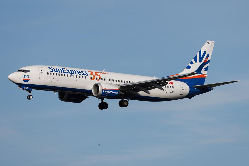 Hamburg Airport: SunExpress (XQ / SXS) | Boeing 737 MAX 8 B38M | TC-SME | MSN 63607