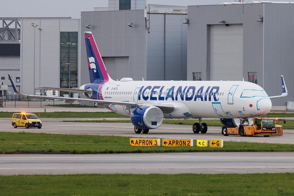 Hamburg Finkenwerder: Icelandair (FI / ICE) | Airbus A321-271NX A21N | D-AZYL | TF-IAI | MSN 13346