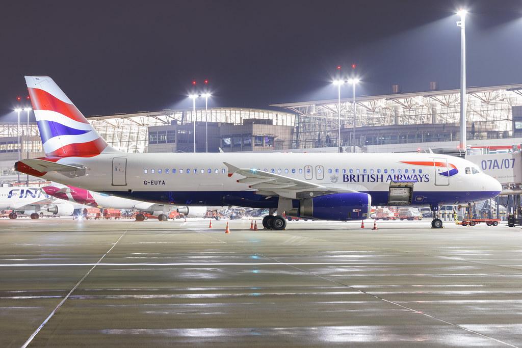 Hamburg Airport: British Airways (BA / BAW) | Airbus A320-232 A320 | G-EUYA | MSN 3697
