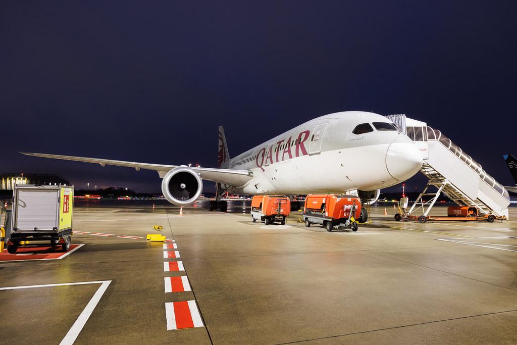 Hamburg Airport: Qatar Airways (QR / QTR) | Boeing 787-8 Dreamliner B788 | A7-BCF | MSN 38324