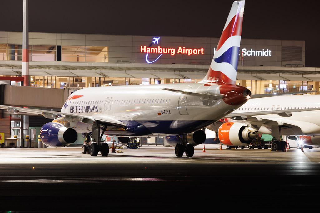 Hamburg Airport: British Airways (BA / BAW) | Airbus A320-232 A320 | G-EUYA | MSN 3697