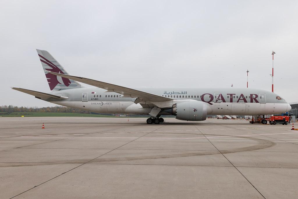 Hamburg Airport: Qatar Airways (QR / QTR) | Boeing 787-8 Dreamliner B788 | A7-BCI | MSN 38327