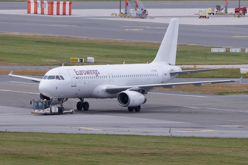 Hamburg Airport: Eurowings (EW / EWG) | Operator: GetJet Airlines | Airbus A320-232 A320 | LY-WIZ | MSN 03430