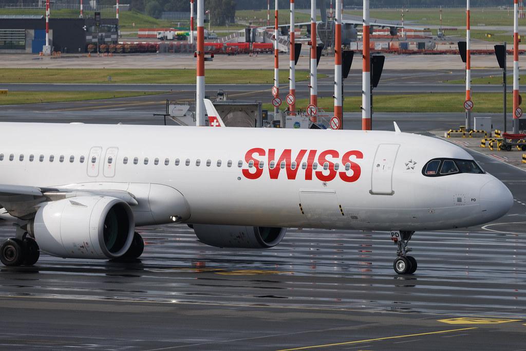 Hamburg Airport: Swiss (LX / SWR) | Airbus A321-271NX A21N | HB-JPD | MSN 11406