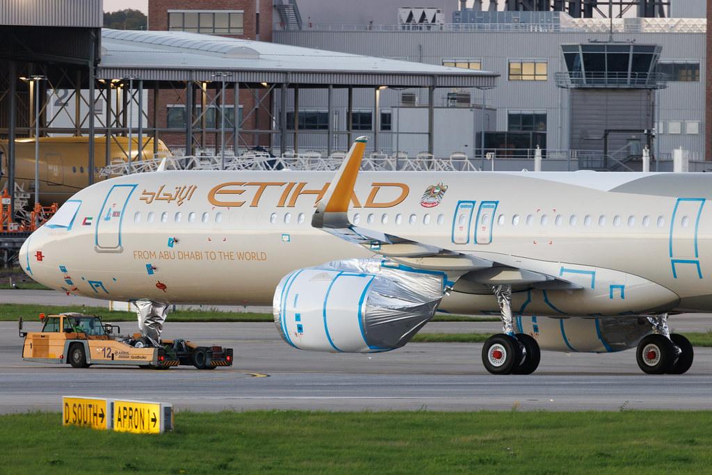 Hamburg Finkenwerder: Etihad Airways (EY / ETD) | Airbus A321-251NX A21N | D-AZYE | A6-LDA | MSN 13534