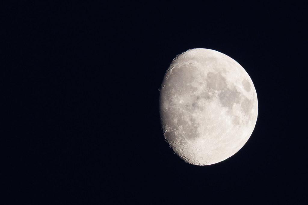 Hamburg Finkenwerder: Mond