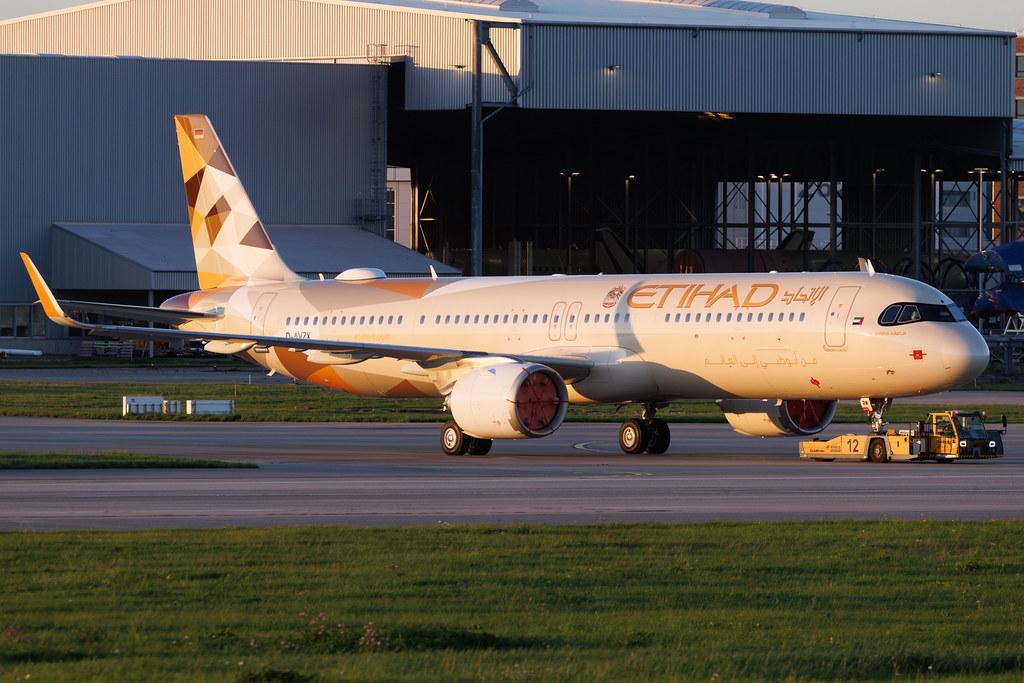 Hamburg Finkenwerder: Etihad Airways (EY / ETD) | Airbus A321-251NX A21N | D-AVZX | A6-LRM | MSN 13206
