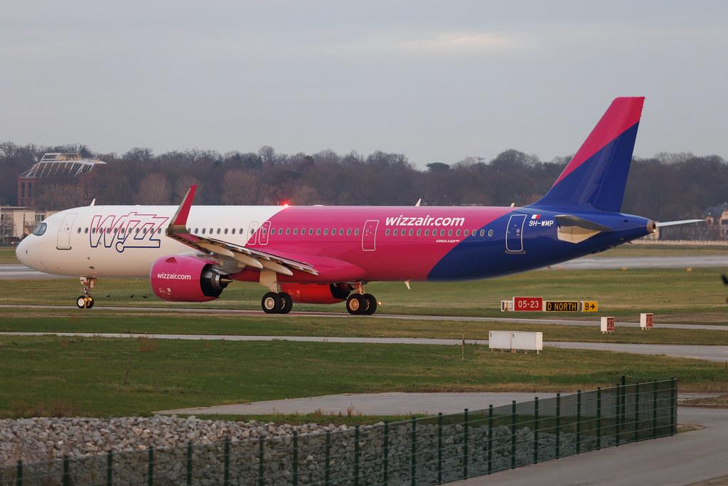 Hamburg Finkenwerder: Wizz Air (W6 / WZZ) | Operator: Wizz Air Malta | Airbus A321-271NX A21N | 9H-WMP | MSN 12864