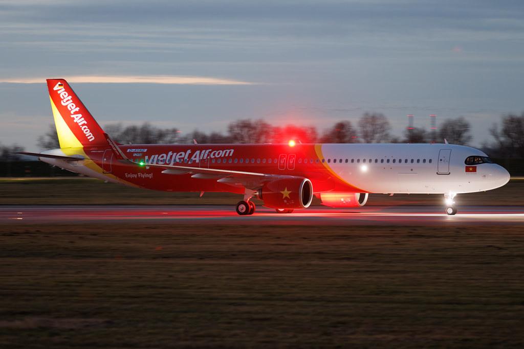 Hamburg Finkenwerder: VietJetAir (VJ / VJC) | Airbus A321-271NX A21N | D-AYAG | VN-A554 | MSN 12958