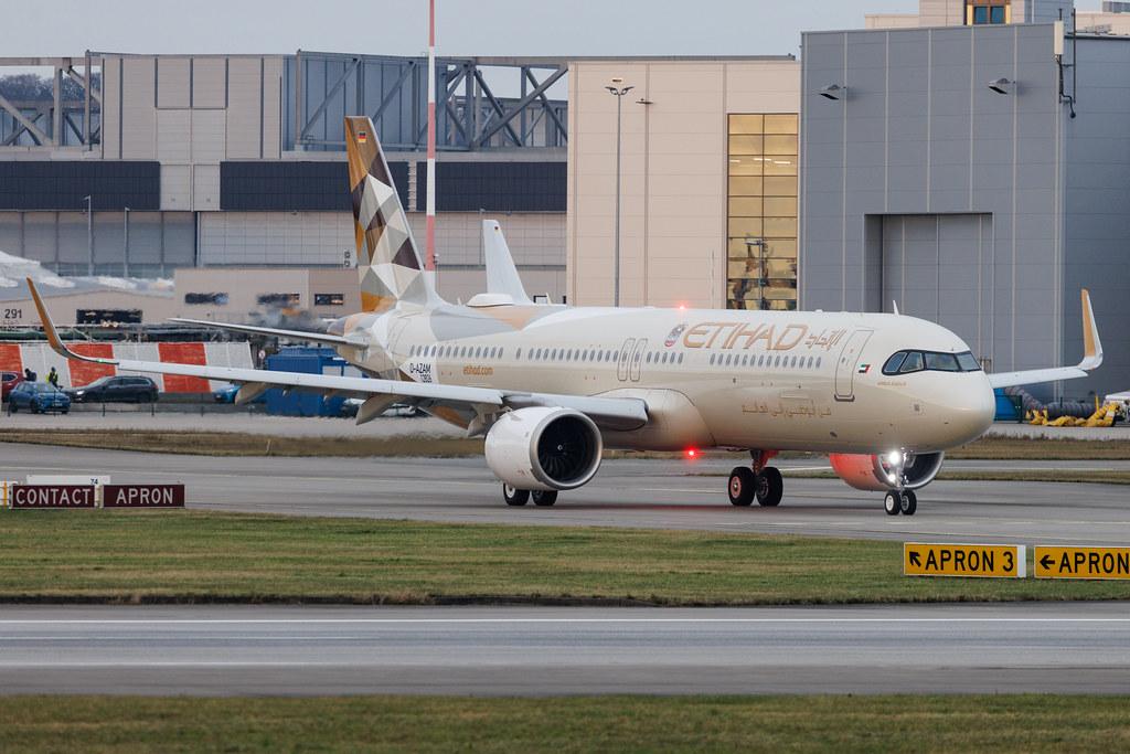Hamburg Finkenwerder: Etihad Airways (EY / ETD) | Airbus A321-251NX A21N | D-AZAM | A6-LRJ | MSN 12826