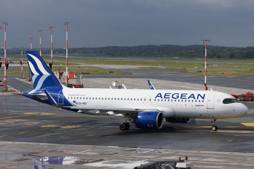 Hamburg Airport: Aegean Airlines (A3 / AEE) | Airbus A320-271N A20N | SX-NEF | MSN 11013