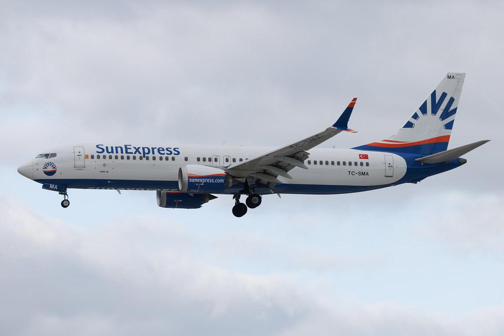 Hamburg Airport: SunExpress (XQ / SXS) | Boeing 737 MAX 8 B38M | TC-SMA | MSN 63603