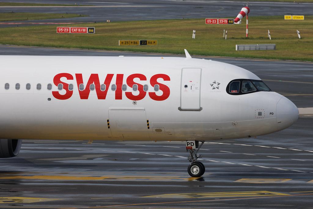 Hamburg Airport: Swiss (LX / SWR) | Airbus A321-271NX A21N | HB-JPD | MSN 11406