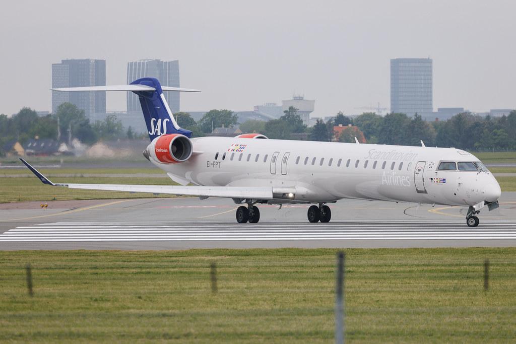 Copenhagen Airport: SAS (SK / SAS) | Operator: Cityjet | Mitsubishi CRJ-900LR CRJ9 | EI-FPT | MSN 15438