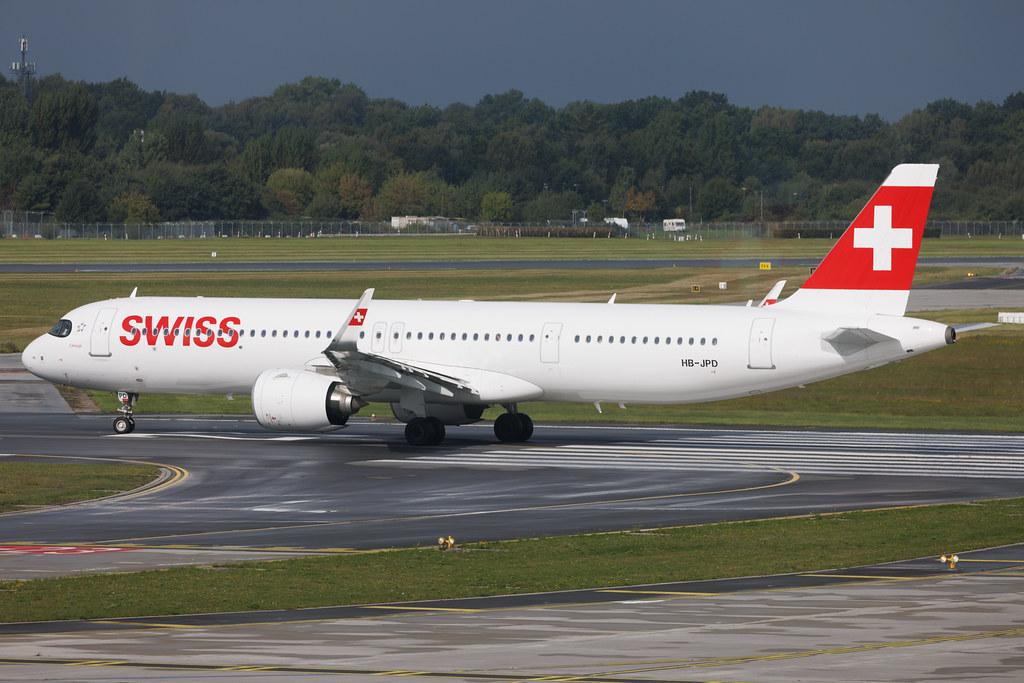 Hamburg Airport: Swiss (LX / SWR) | Airbus A321-271NX A21N | HB-JPD | MSN 11406