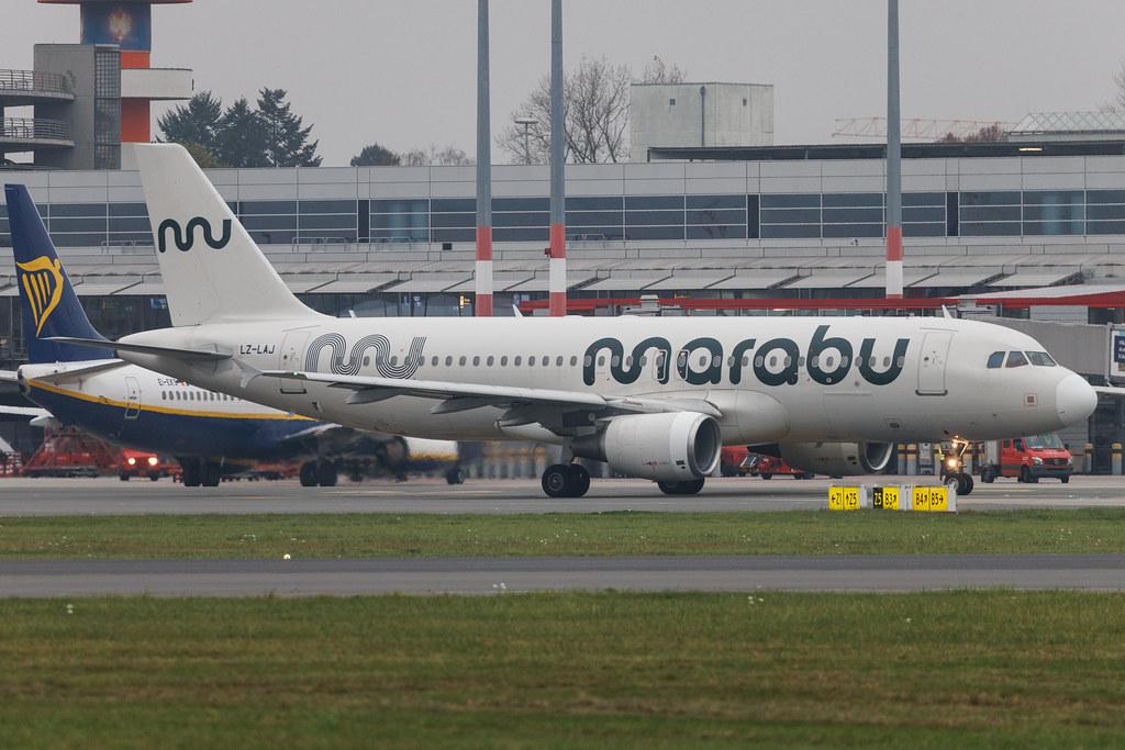 Hamburg Airport: Marabu (DI / MBU) | Operator: European Air Charter | Airbus A320-214 A320 | LZ-LAH | MSN 02540