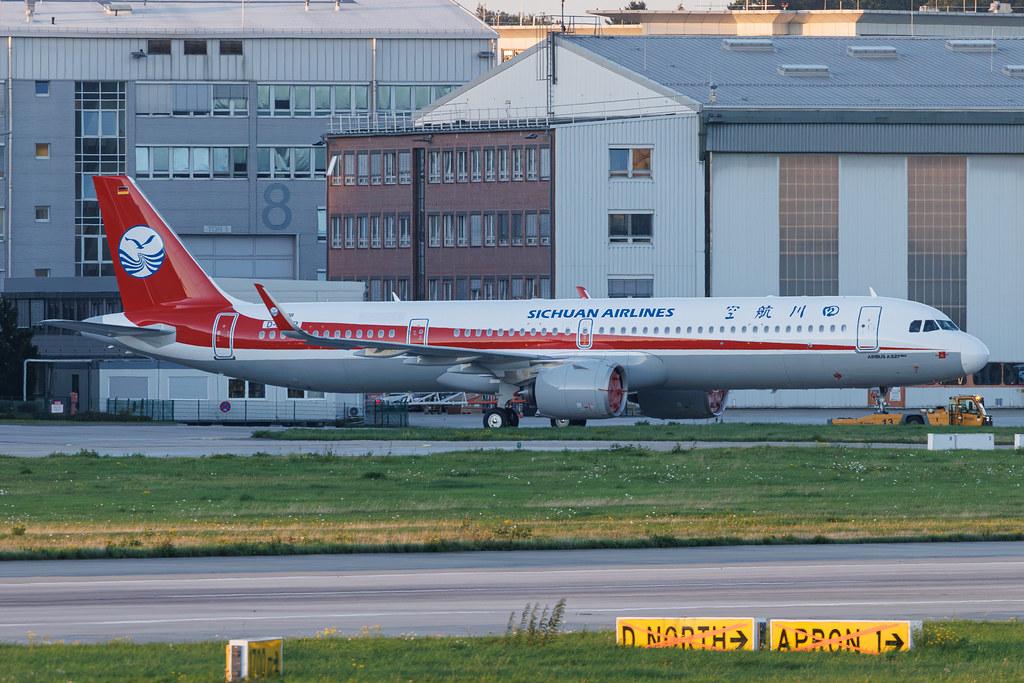 Hamburg Finkenwerder: Sichuan Airlines (3U / CSC) | Airbus A321-271NX A21N | D-AVYP | B-32TR | MSN 13608