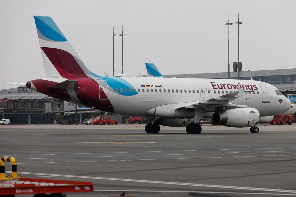 Hamburg Airport: Eurowings (EW / EWG) | Airbus A319-132 A319 | D-AGWX | MSN 05569