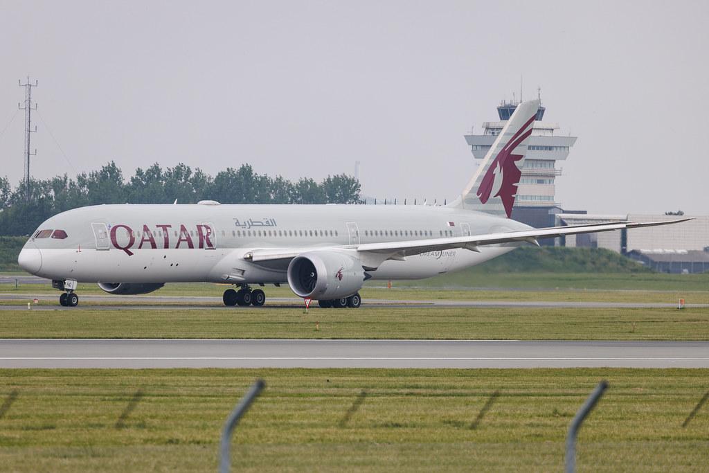 Copenhagen Airport: Qatar Airways (QR / QTR) | Boeing 787-9 Dreamliner B789 | A7-BHO | MSN 64223