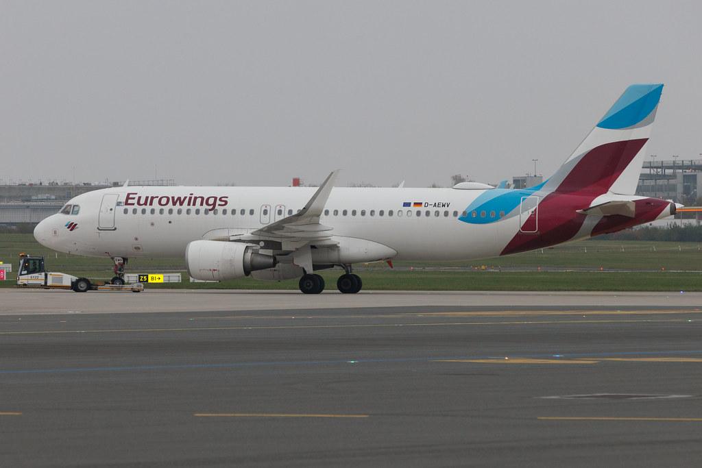 Hamburg Airport: Eurowings (EW / EWG) | Airbus A320-214 A320 | D-AEWV | MSN 7545