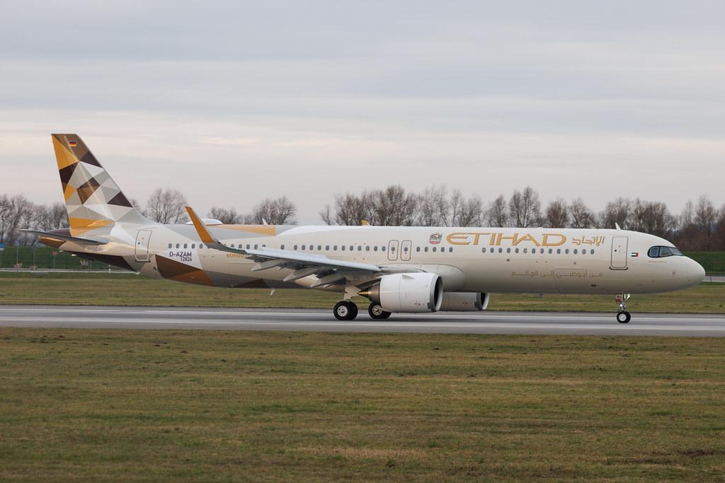 Hamburg Finkenwerder: Etihad Airways (EY / ETD) | Airbus A321-251NX A21N | D-AZAM | A6-LRJ | MSN 12826