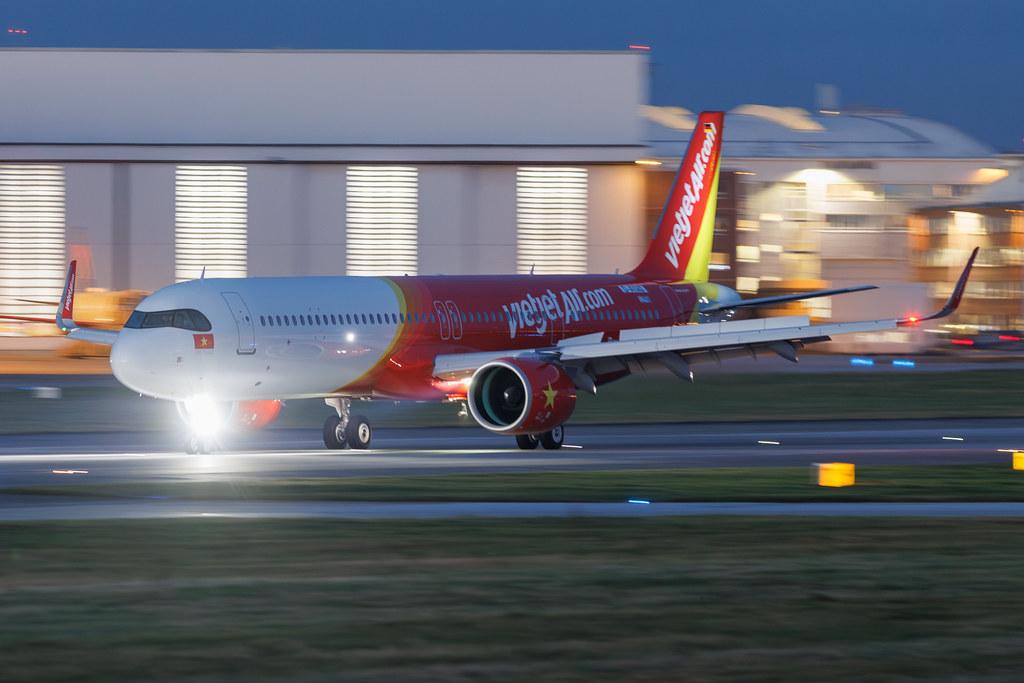 Hamburg Finkenwerder: VietJetAir (VJ / VJC) | Airbus A321-271NX A21N | D-AYAG | VN-A554 | MSN 12958