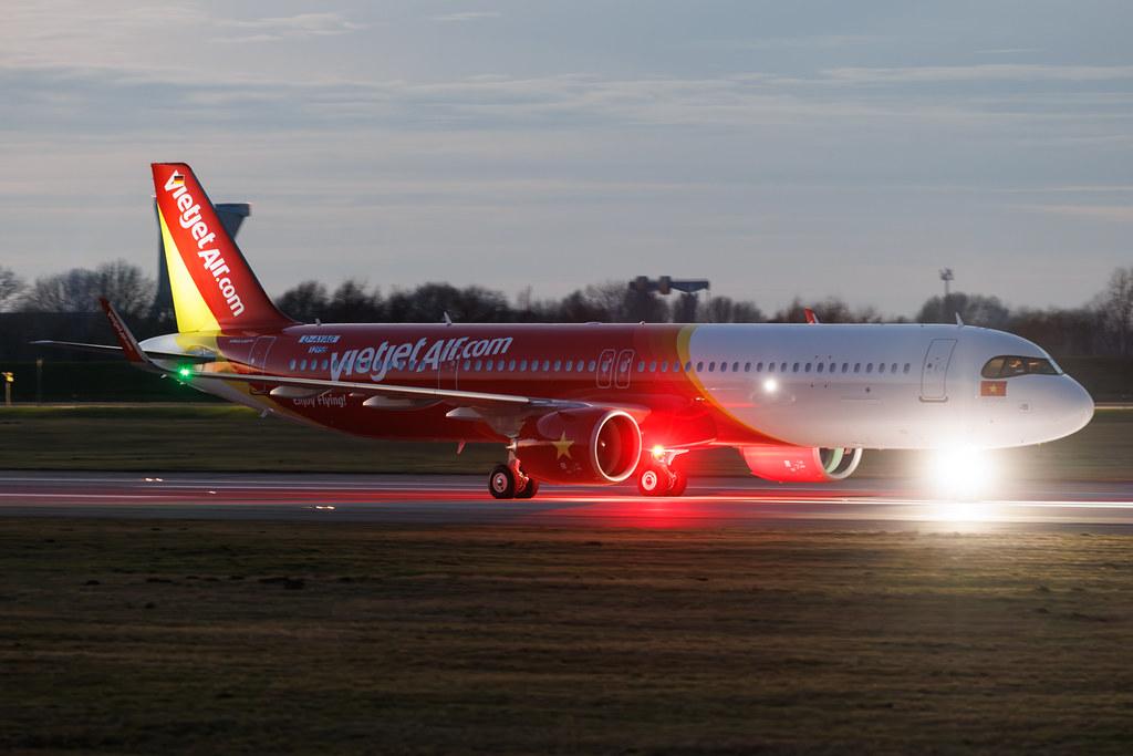 Hamburg Finkenwerder: VietJetAir (VJ / VJC) | Airbus A321-271NX A21N | D-AYAG | VN-A554 | MSN 12958