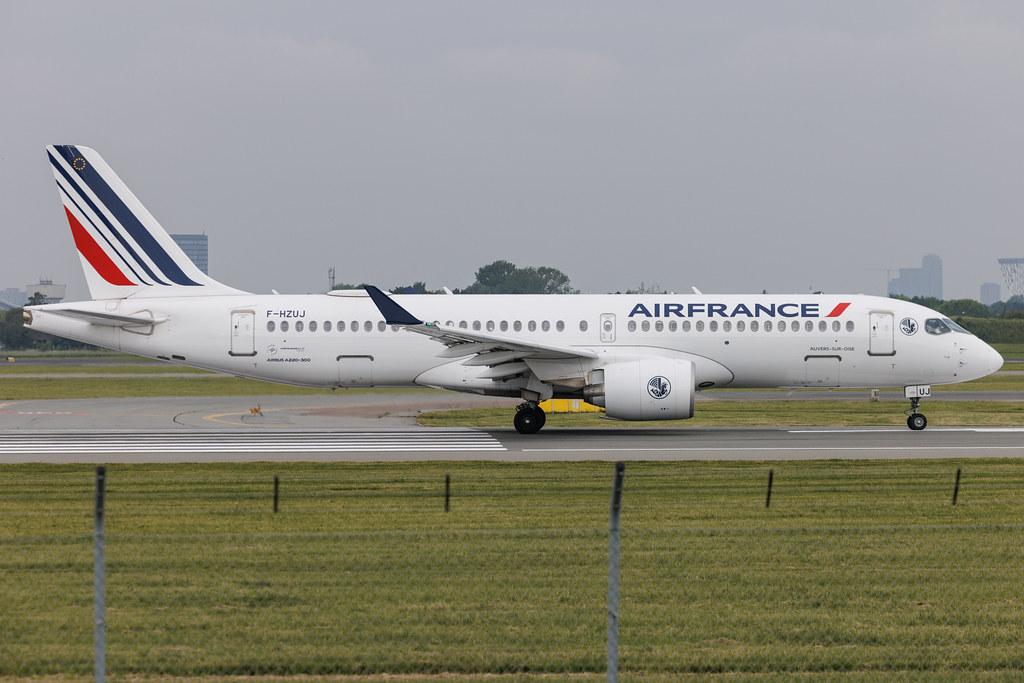 Copenhagen Airport: Air France (AF / AFR) | Airbus A220-300 BCS3 | F-HZUJ | MSN 55171