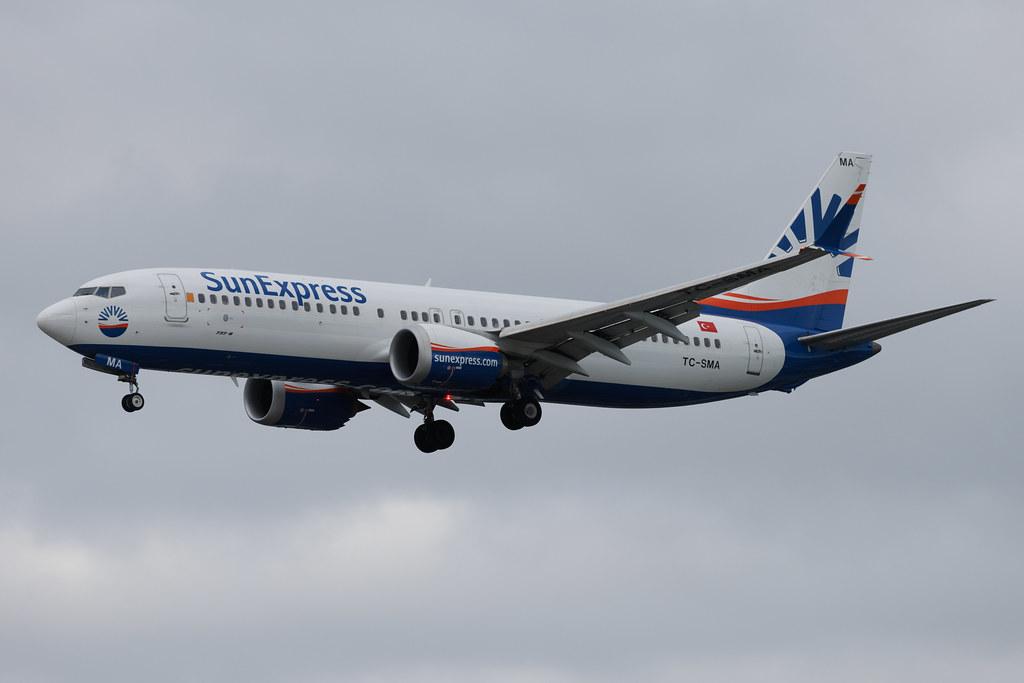 Hamburg Airport: SunExpress (XQ / SXS) | Boeing 737 MAX 8 B38M | TC-SMA | MSN 63603