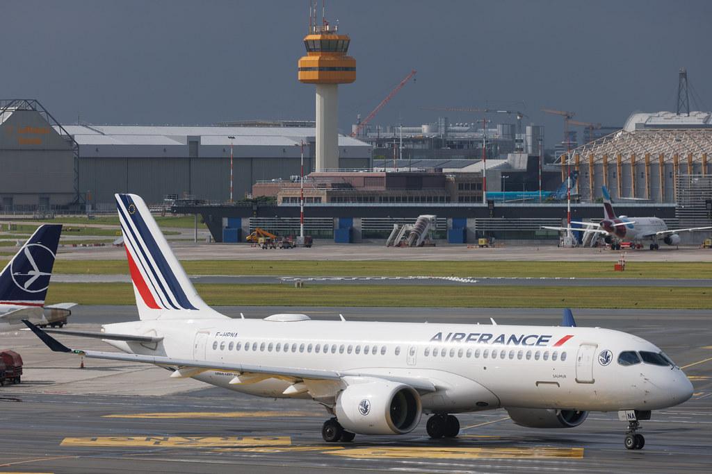 Hamburg Airport: Air France (AF / AFR) | Airbus A220-300 BCS3 | F-HPNA | MSN 55227