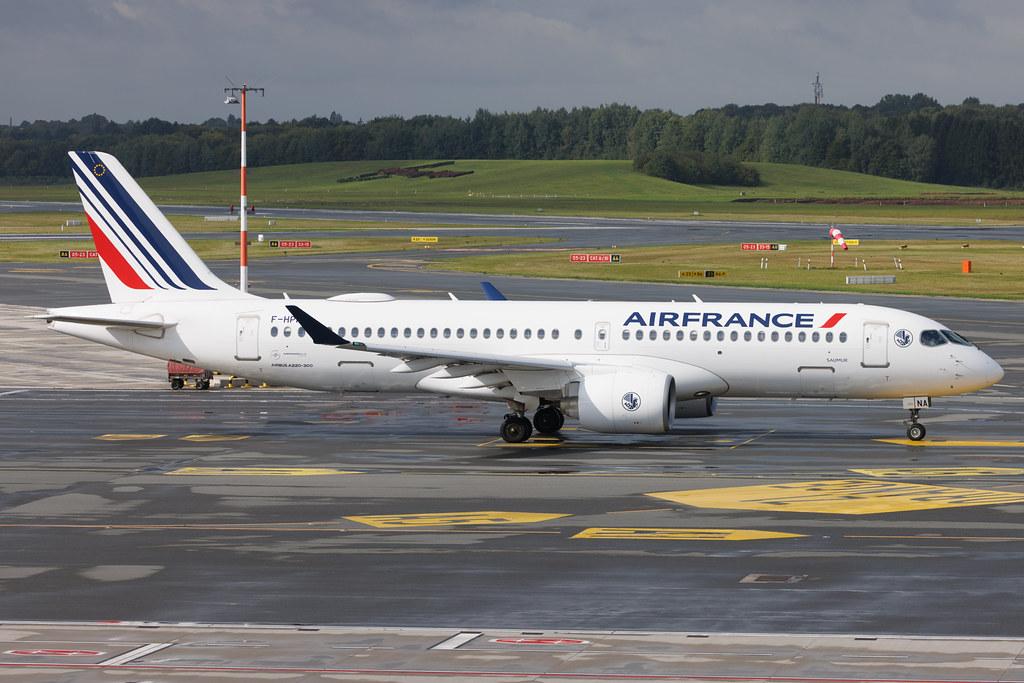Hamburg Airport: Air France (AF / AFR) | Airbus A220-300 BCS3 | F-HPNA | MSN 55227