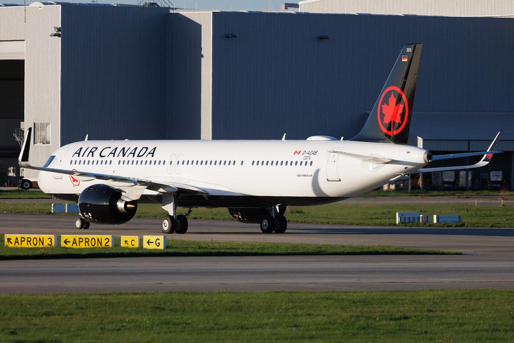 Hamburg Finkenwerder: Air Canada (AC / ACA) | Airbus A321-271NY A21N | D-AZAB | C-GXER | MSN 13074