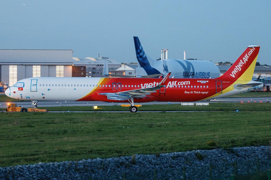 Hamburg Finkenwerder: VietJetAir (VJ / VJC) | Airbus A321-271NX A21N | D-AVXF | VN-A209 | MSN 13632