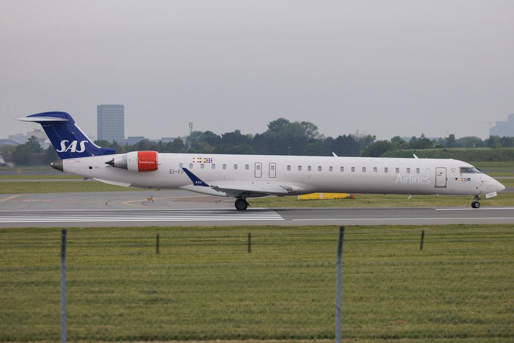 Copenhagen Airport: SAS (SK / SAS) | Operator: Cityjet | Mitsubishi CRJ-900LR CRJ9 | EI-FPT | MSN 15438