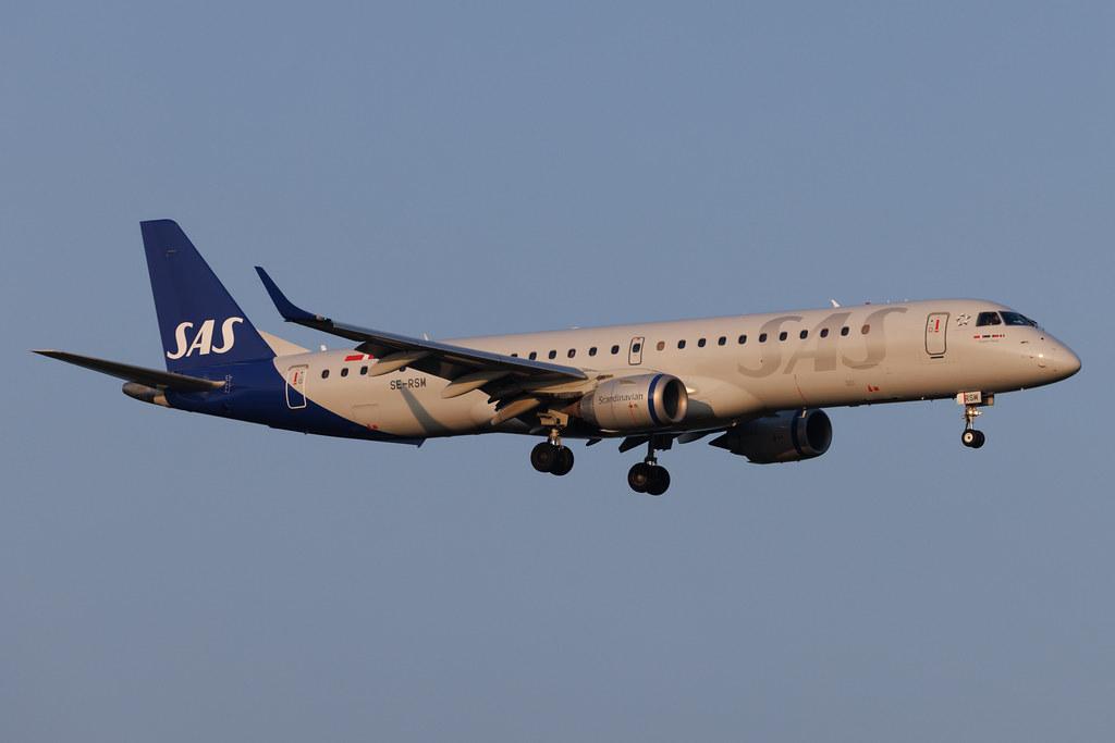 Copenhagen Airport: SAS (SK / SAS) | Operator: SAS Link | Embraer E195LR E195 | SE-RSM | MSN 19000143